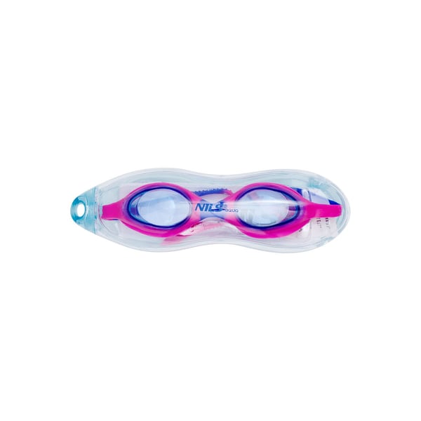 NQG170AF rosa och blå barnsolglasögon Nils Aqua