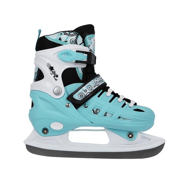 NH10905 4i1 mentholgrønne rollerskates med udskiftelig hockeyglide NILS EXTREME