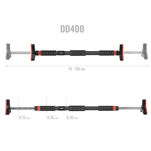 DD400 teleskooppitanko tasolla 70-100 cm HMS