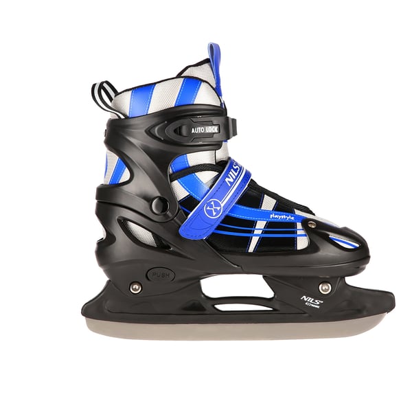 NILS EXTREME NH18366A 2i1 NAVY BLÅ RULLESKØJTER NH18366A 2i1 NAVY BLUE STØRRELSE S(31-34) NILS EXTREME RULLESKØJTER MED HOCKEYÆRM