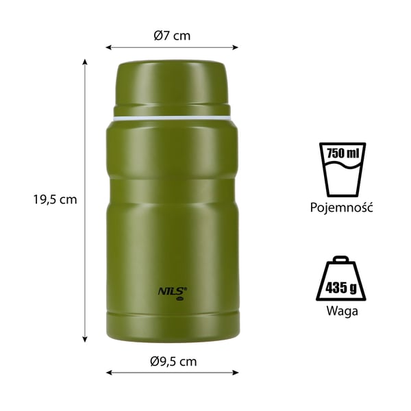 NCT02 TERMOS SARJA 750ML NILS CAMP