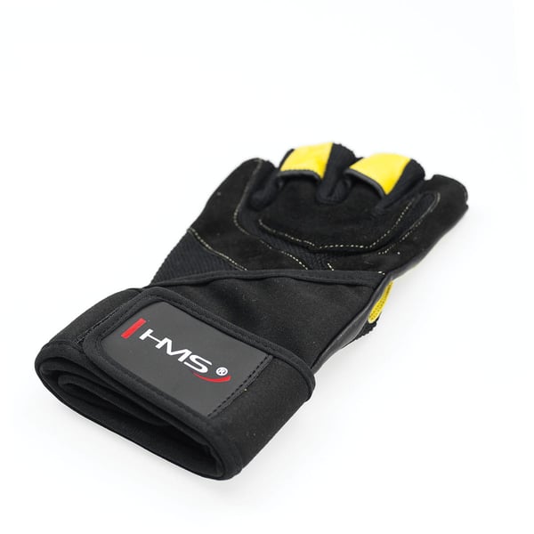 Træningshandsker RST01 black/yellow HMS RST01 black/yellow str. M træningshandsker HMS