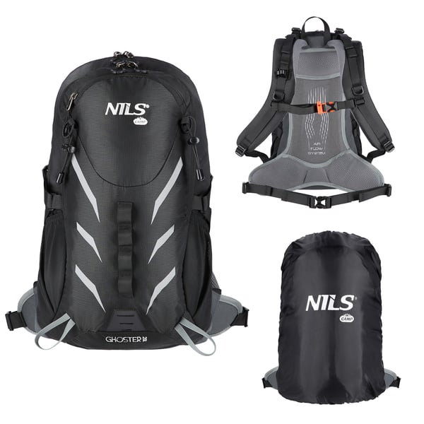 NC1942 Wanderrucksack schwarz GHOSTER 20L NILS CAMP