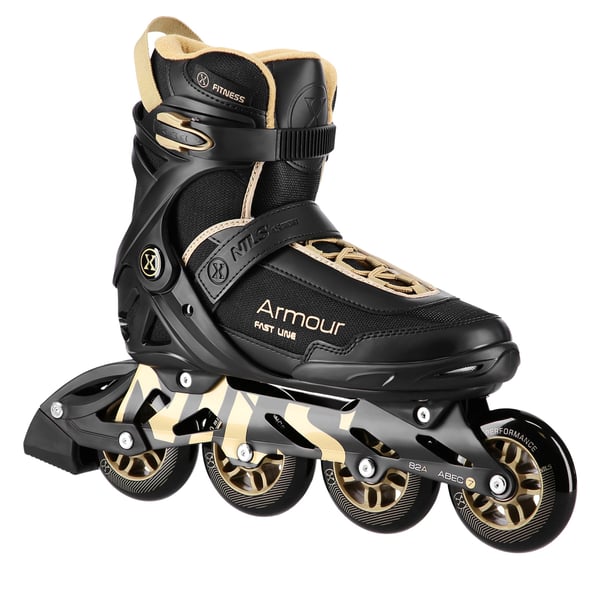 Rullaluistimet Armour musta ja kulta NA22151 Nils Extreme koko 42
