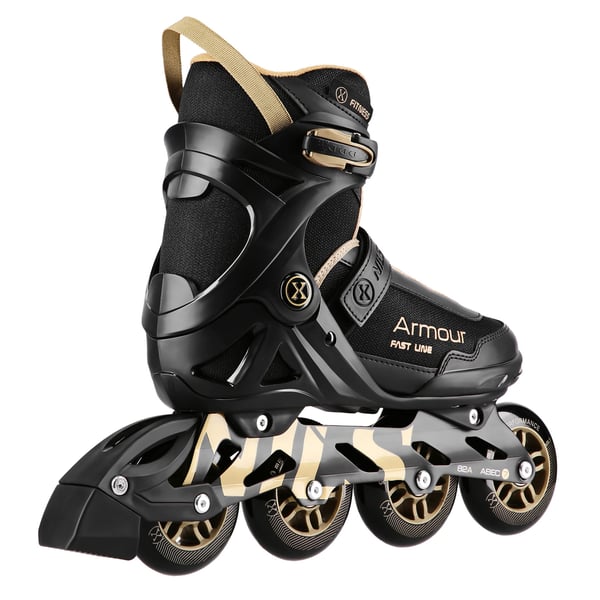 Rullaluistimet Armour musta ja kulta NA22151 Nils Extreme koko 42