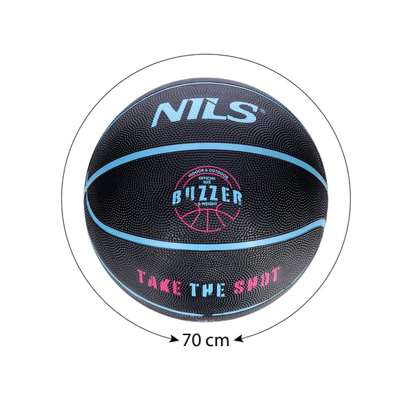 NPK251 basketboll svart buzzer 5 NILS