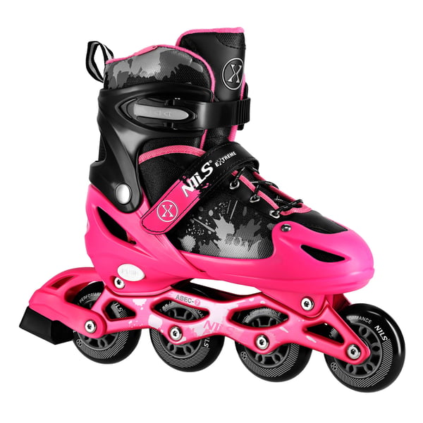 NA18137A ROXY PINK RULLESKØJTER STØRRELSE S (31-34) NILS EXTREME
