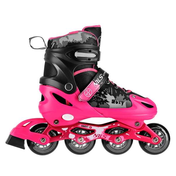NA18137A ROXY PINK RULLESKØJTER STØRRELSE S (31-34) NILS EXTREME
