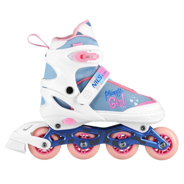 NA18168A rollerski Princess hvid str. L (39-42) NILS EXTREME