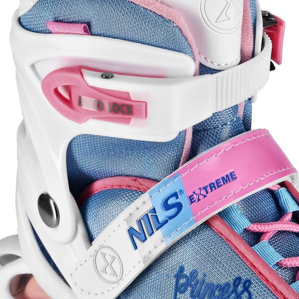 NA18168A rollerski Princess hvid str. L (39-42) NILS EXTREME