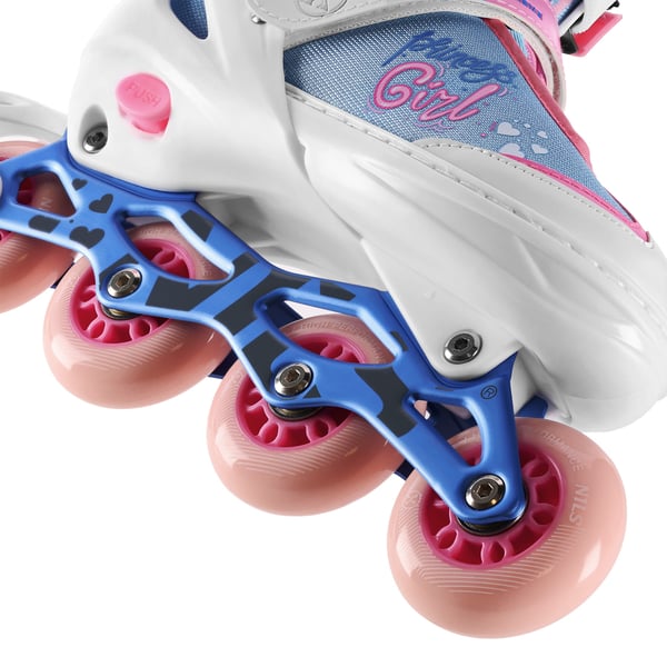 NA18168A rollerski Princess hvid str. L (39-42) NILS EXTREME