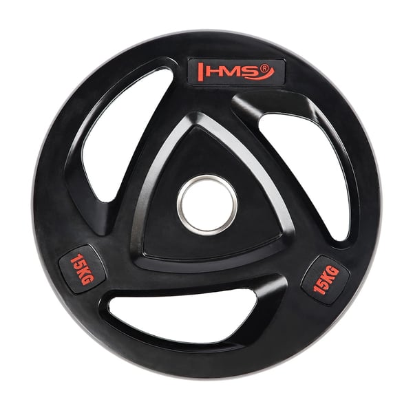 TOX BLACK OLYMPIC GUMMI DÆKKET DISC HMS TOX05 BLACK OLYMPIC GUMMI DÆKKET DISC 5 KG HMS