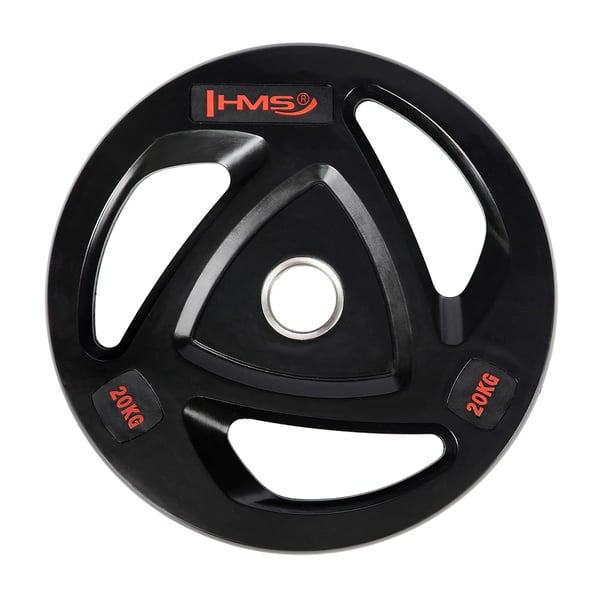 TOX BLACK OLYMPIC GUMMI DÆKKET DISC HMS TOX05 BLACK OLYMPIC GUMMI DÆKKET DISC 5 KG HMS