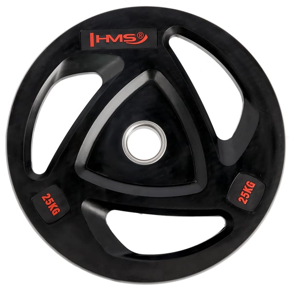 TOX BLACK OLYMPIC GUMMI DÆKKET DISC HMS TOX05 BLACK OLYMPIC GUMMI DÆKKET DISC 5 KG HMS