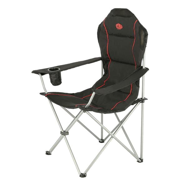 NC3080 SORT OG RØD NILS CAMP CAMPINGSTOL