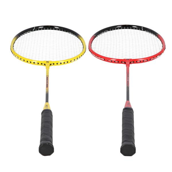 NRZ264 aluminium/badmintonsæt 4 ketsjere + 3 fjerbold + net 600x60cm + taske NILS