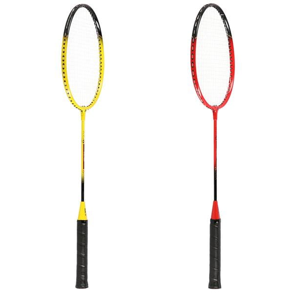 NRZ264 aluminium/badmintonsæt 4 ketsjere + 3 fjerbold + net 600x60cm + taske NILS