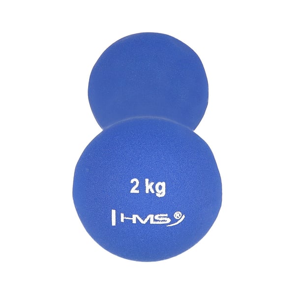 17025 Rautainen painolevypari neopreeniä päällystetty HMS 2.0 kg