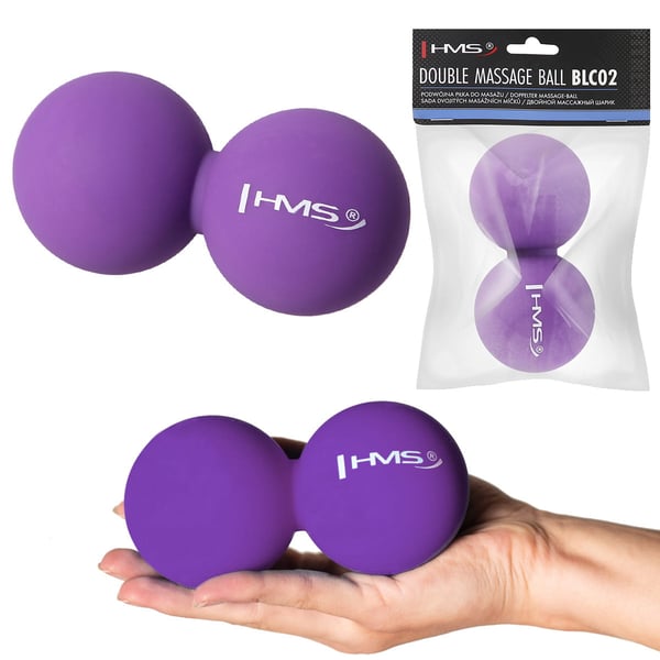BLC02 VIOLET LACROSSE dobbelt massagebold HMS