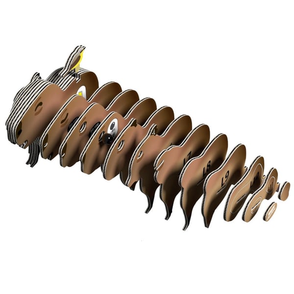 Eugy Eco 3D-pussel - Capybara