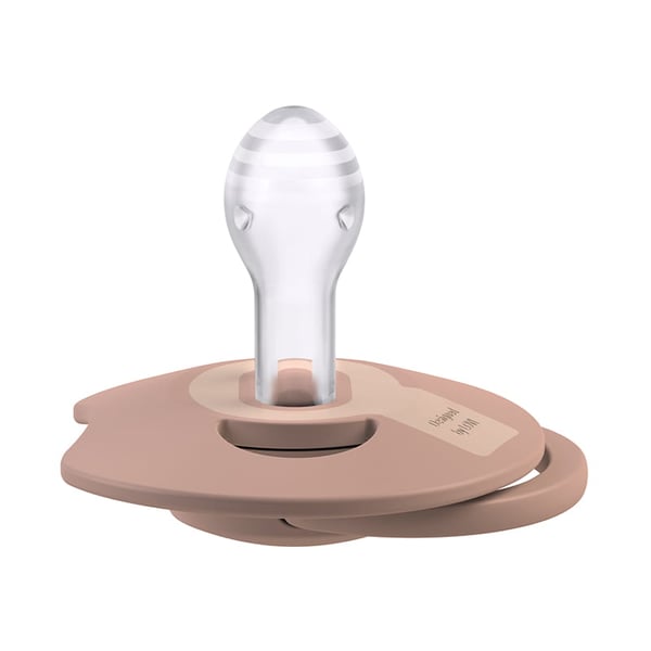 Lovi Prime dynaaminen silikoninenäppy 18 kk+ 2 kpl nude/sininen