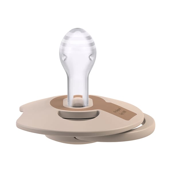 Lovi Prime dynaaminen silikoninenäppy 18 kk+ 2 kpl nude/sininen