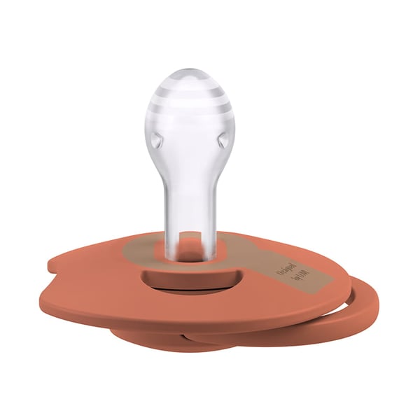 Lovi Prime dynamisk silikonnapp 18m+ 2 st granola/apelsin