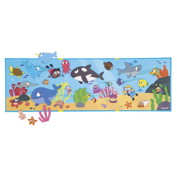 Magnetistories magnetisk puslespil Underwater World, Janod