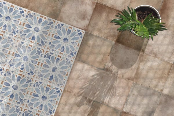 Dekorativ porcelænsflise patchwork Salerno Alhambra 20x20 cm klasse I