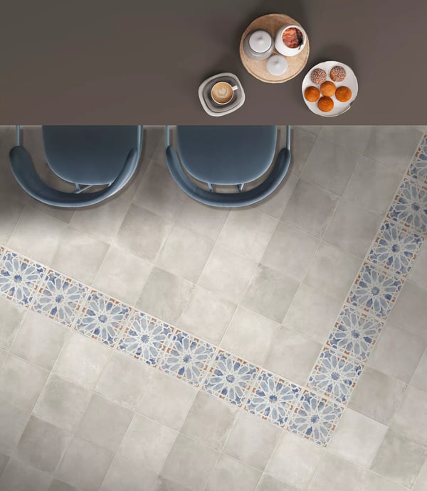 Dekorativ porcelænsflise patchwork Salerno Alhambra 20x20 cm klasse I