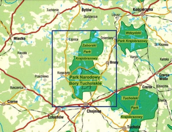 Zaborskin maisemapuisto, Tucholan metsän kansallispuisto. Opas. Galileot