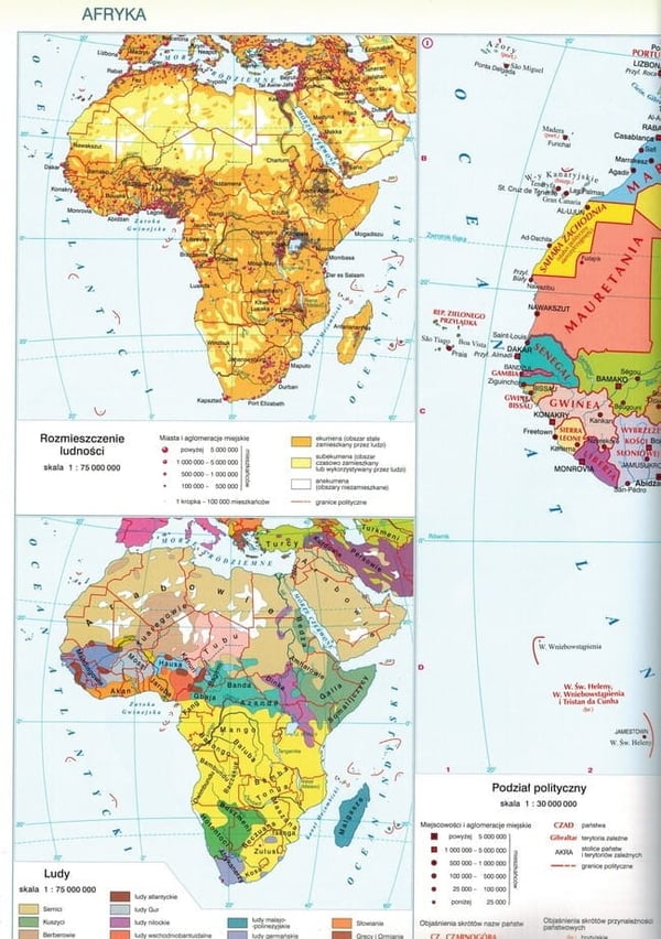 Geografisk atlas. Polen, kontinenter, verden. Folkeskole, 5.-8. klasse. Ny æra.