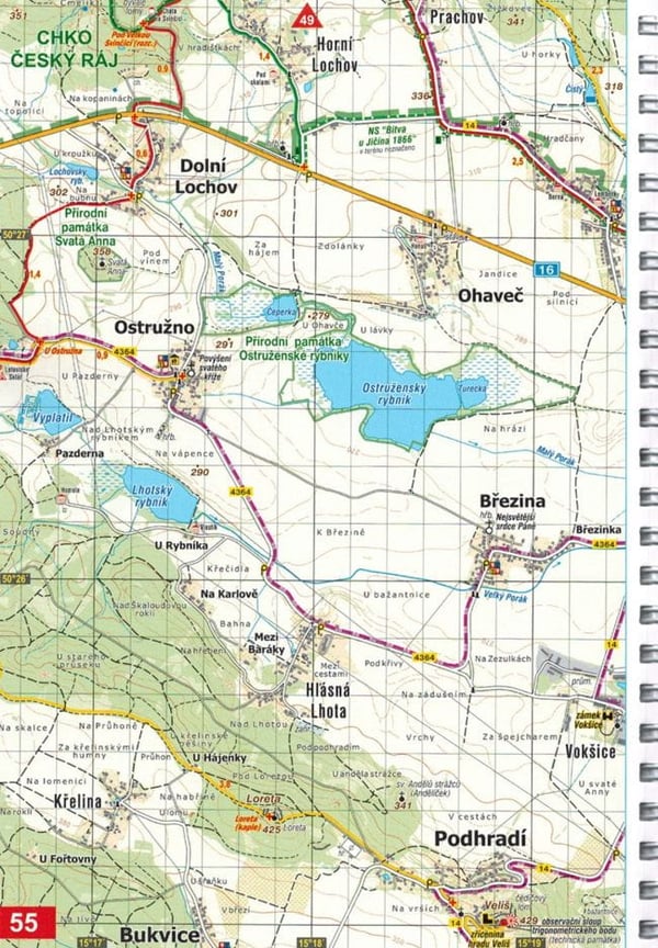 Tšekin paratiisi / Cesky Raj 1: 25 000. Turistikartasto. HP-kartografia
