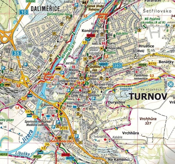 Böömin paratiisi 1:25 000. Turistikartta 722. Julkaistu 2025. Shocart