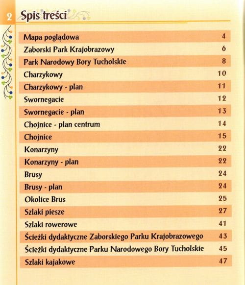 Zaborskin maisemapuisto, Tucholan metsän kansallispuisto. Opas. Galileot