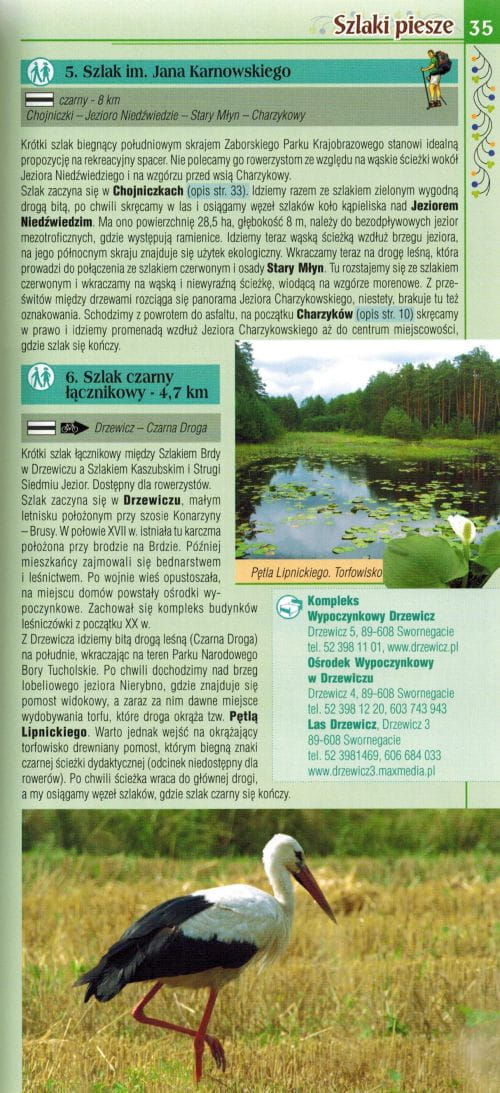 Zaborskin maisemapuisto, Tucholan metsän kansallispuisto. Opas. Galileot