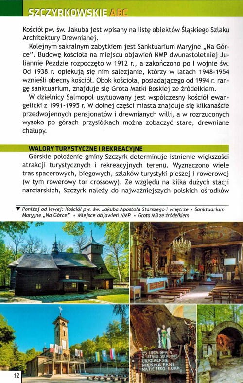 Szczyrk 3 i 1. Turistinformation. Information, guide, kort. WiT