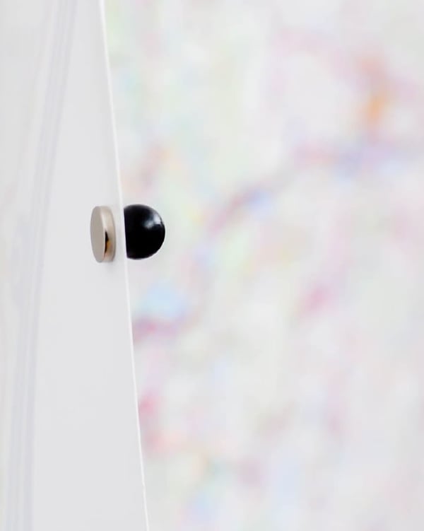 Magnetiske tuscher til vægkort (magneter). Sorte. 54 stk.