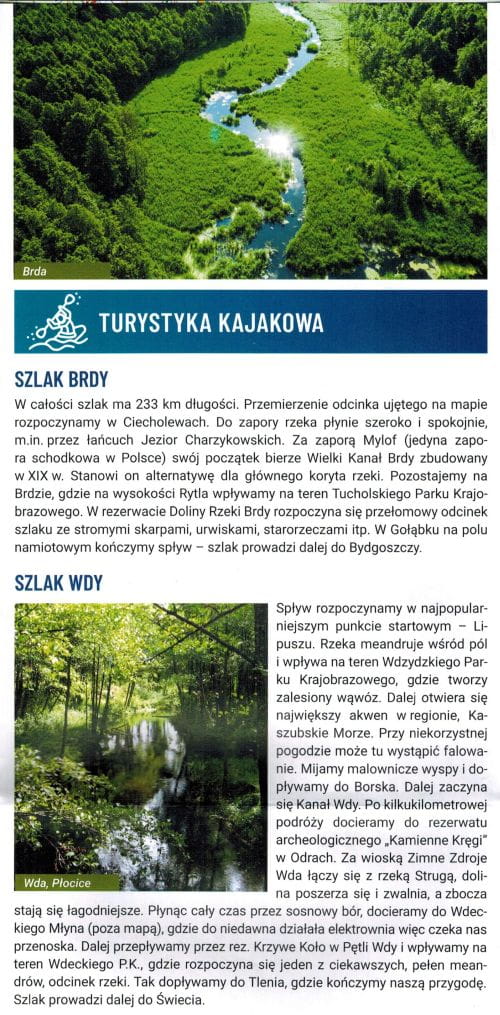 Kashubia for aktive mennesker 1:100.000. Vandtæt turistkort. Galileos