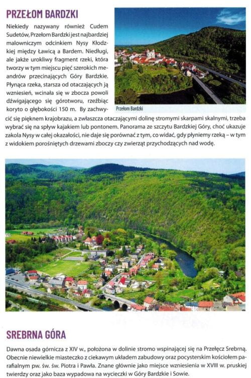 Bardzkien vuoret 1:25 000. Turistikartta. Yksittäisreitti. Galileot.
