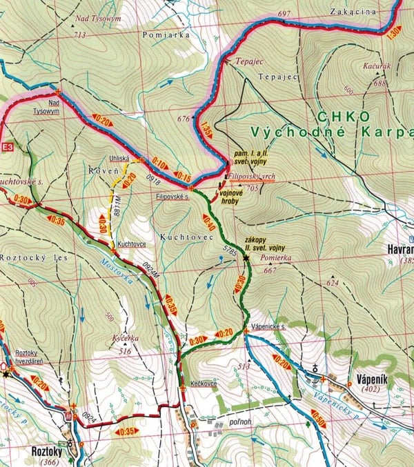 Bardejov og omegn / Bardejov og omegn. Turistkort 1113. Shocart
