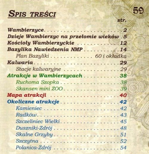 Wambierzyce. Illustreret turistguide. Galileos