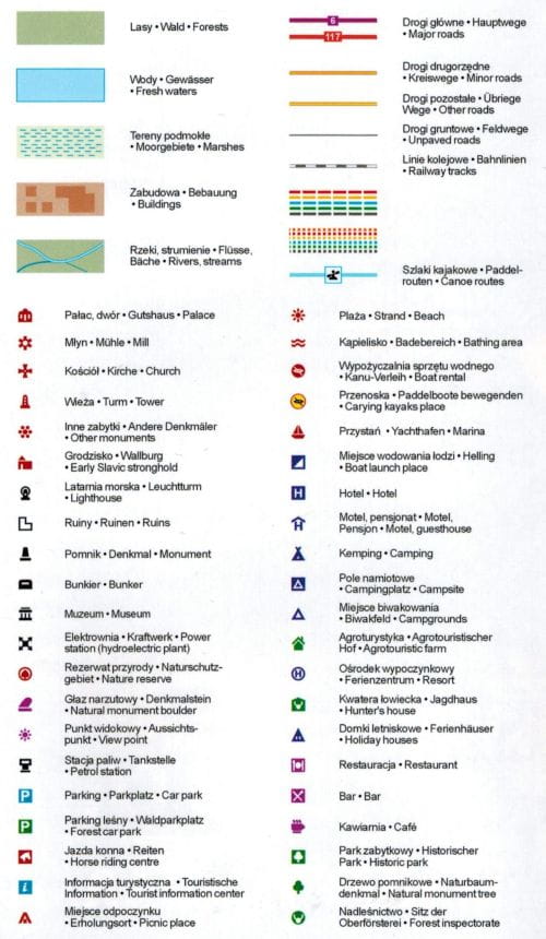 Måling 1:100.000. Lamineret kajakkort. EKO-MAP