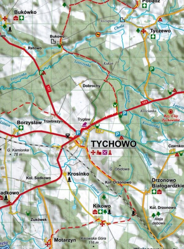 Måling 1:100.000. Lamineret kajakkort. EKO-MAP