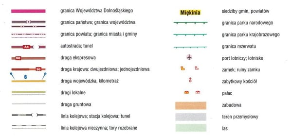Ala-Sleesia / Ala-Sleesian voivodikunta. Tie- ja hallintokartta. Galileos