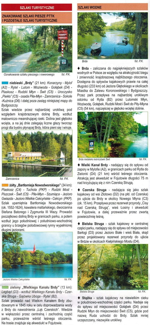 Tucholan maisemapuisto 1:50 000. Turistikartta. Cartomedia