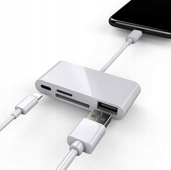Lightning micro SD USB-kortlæseradapter iPhone Zenwire BYL-2103TU