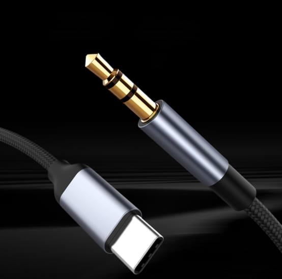 Kabeladapter USB-C Mini Jack 3,5 mm AUX DAC 1,5 m Zenwire ZC-19