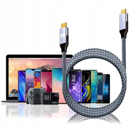 Thunderbolt USB-C-kabel 4K 60Hz 100W ZC-8 2m