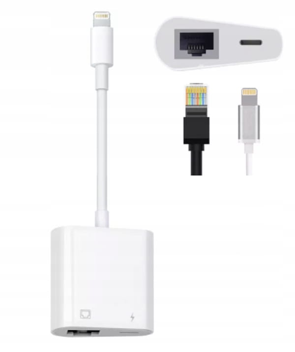 BYL-2210 Lightning USB Ethernet RJ45 adapter